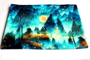 Dresówka pętelka LAS NOCNY 45cm