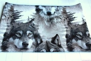 Dresówka pętelka WILKI SZARE