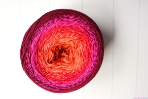 WŁÓCZKA YARN ART FLOWERS BORDO  250G/1000M