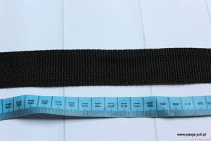 Taśma nośna 30 mm CZARNA