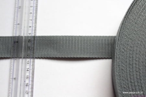 Taśma nośna 30 mm SZARA