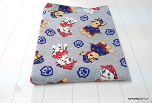 Dresówka pętelka z elastanem - Psi bohaterowie