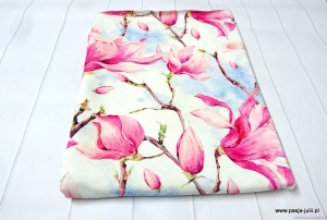 Dresówka pętelka MAGNOLIE druk cyfrowy