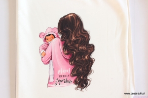 Dresówka pętelka PANEL MAMA 8