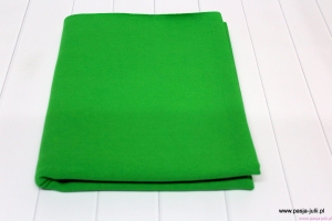 Single jersey z elastanem ZIELONY