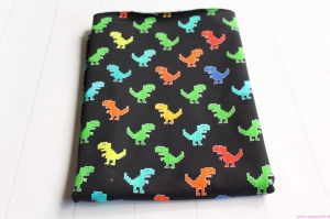 Dresówka pętelka DINOZAURY PIKSELE
