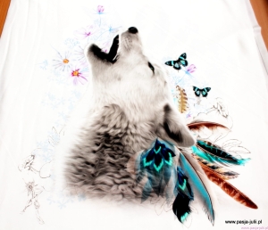 Dresówka pętelka PANEL WILK II 75X60 CM 