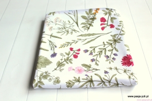 Dresówka pętelka POLNE KWIATY