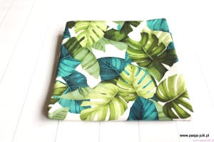 Dresówka pętelka LIŚCIE MONSTERA