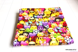 Dresówka pętelka EMOTKI