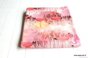 Dresówka pętelka FLAMINGI