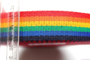 Taśma nośna 30 mm TĘCZOWA 2