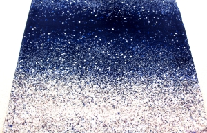 Dresówka pętelka BROKAT  NIEBIESKI