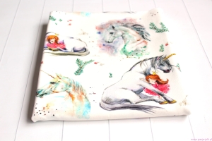 Dresówka pętelka JEDNOROŻEC KSIĘŻNICZKA 