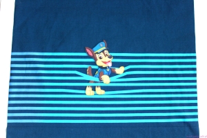 Single jersey z elastanem panel PSI PATROL NA GRANACIE