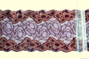 Koronka szeroka BRĄZOWA 155 mm 