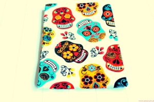 Single jersey z elastanem CZASZKI BOHO