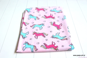 Single jersey JEDNOROŻCE NA RÓŻOWYM