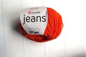 WŁÓCZKA CEGŁA YARNART JEANS 50G/160M