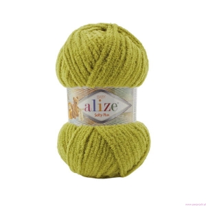 WŁÓCZKA PLUSZ ALIZE SOFTY ZIELONY 485 50g