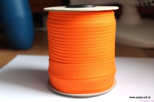 Lamówka bawełniana 15 mm POMARAŃCZOWA