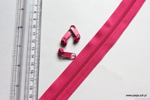 Taśma suwakowa 3mm AMARANT