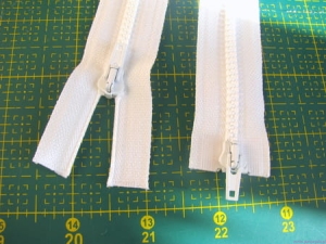Zamek kostkowy dwusuwakowyrozdzielczy 5mm 100cm 