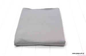 Dresówka pętelka z elastanem SZARA 260g