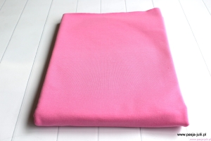 Dresówka pętelka z elastanem  260 g RÓŻOWA