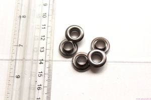 Oczko metalowe 8 mm 10 SZTUK GRAFIT