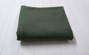 Dresówka drapana z elastanem KHAKI 