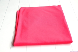 Single jersey z elastanem FLUO RÓŻ