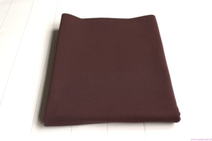Dresówka pętelka z elastanem  260 g BRĄZ 90cm