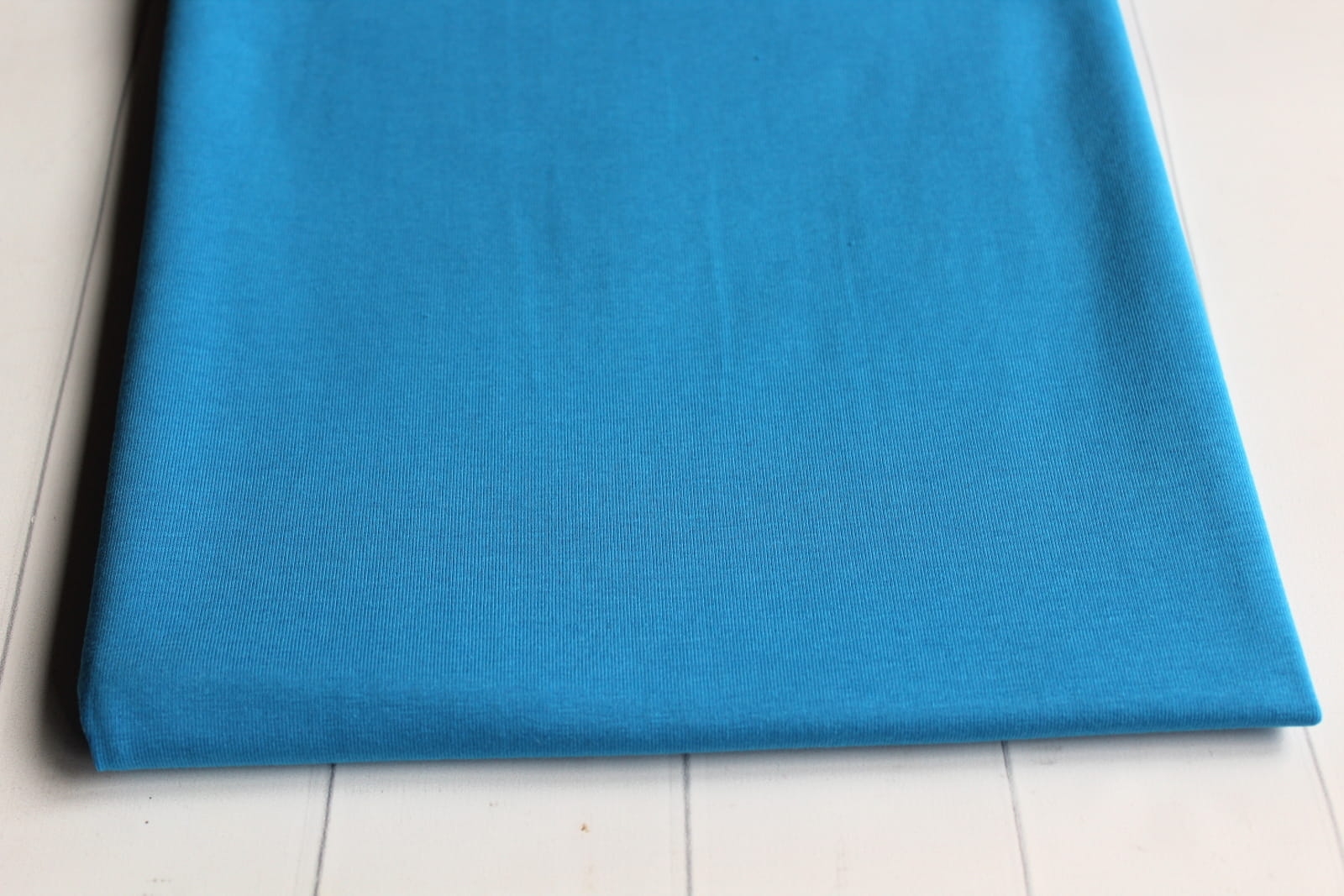 Single jersey z elastanem NIEBIESKI