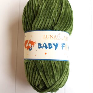 WŁÓCZKA BABY FOX CIEMNA ZIELEŃ  100-32