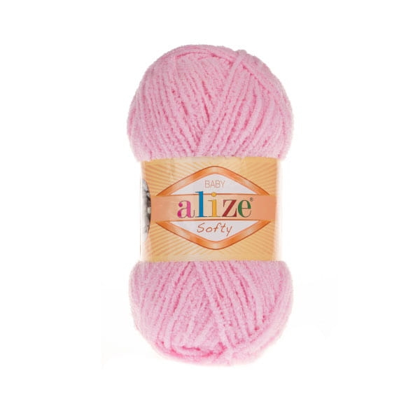 WŁÓCZKA PLUSZ ALIZE SOFTY RÓŻ 185 50g