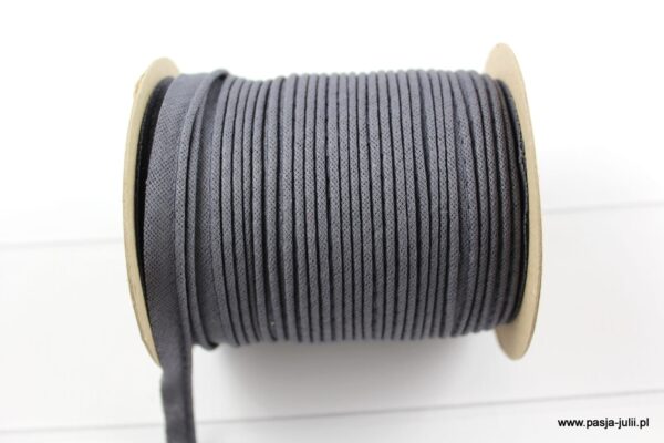 Wypustka bawełniana 10 mm SZARA