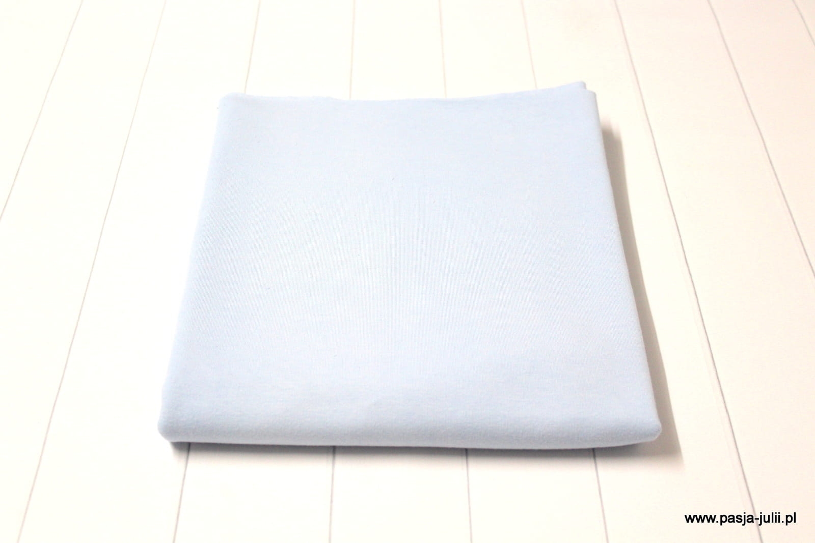 Dresówka pętelka z elastanem BABY BLUE (JASNY NIEBIESKI)
