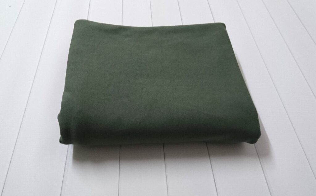 Dresówka pętelka z elastanem KHAKI 260g