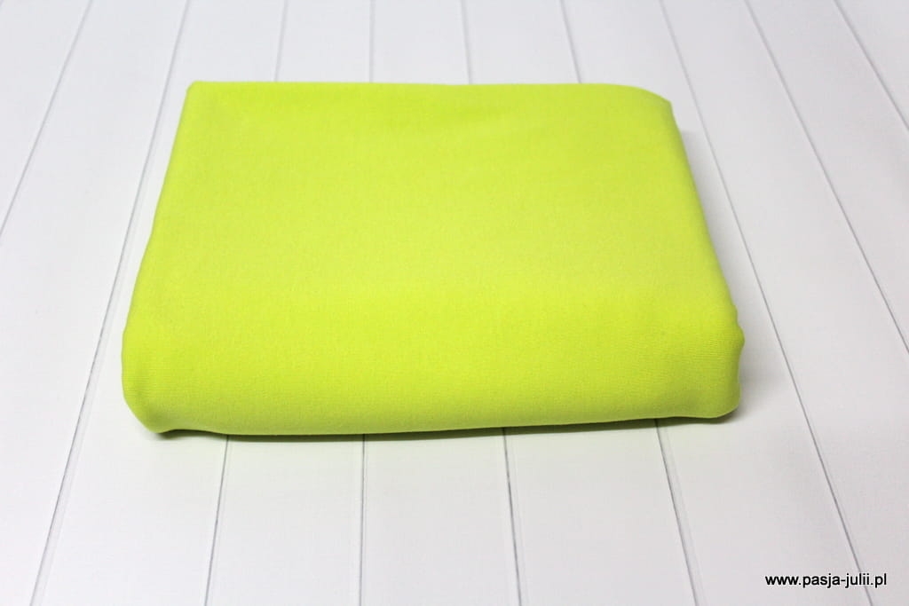 Dresówka pętelka z elastanem 260 g PISTACJA