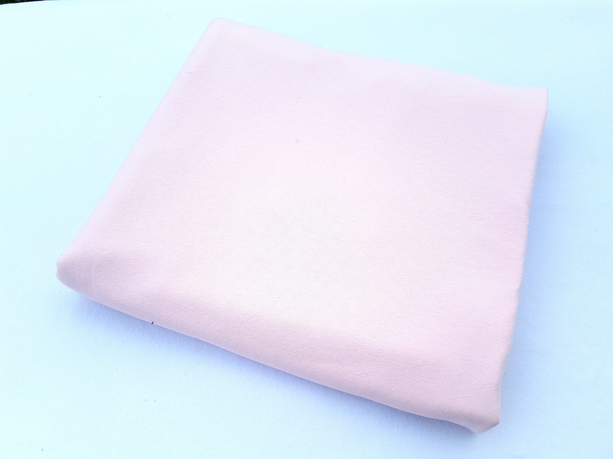 Dresówka pętelka z elastanem 260 g PUDROWY RÓŻ