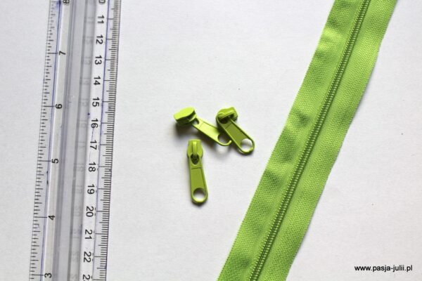 Taśma suwakowa 3mm  ZIELONA