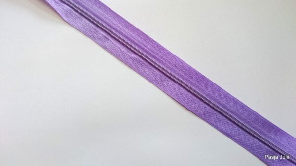 Taśma suwakowa 3mm + suwak FIOLET