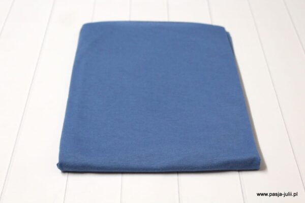 Single jersey z elastanem  NIEBIESKI