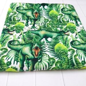 Dresówka pętelka DINOZAURY II DRUK CYFROWY