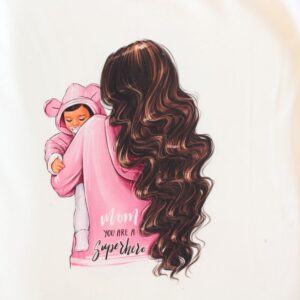 Dresówka pętelka PANEL MAMA 8