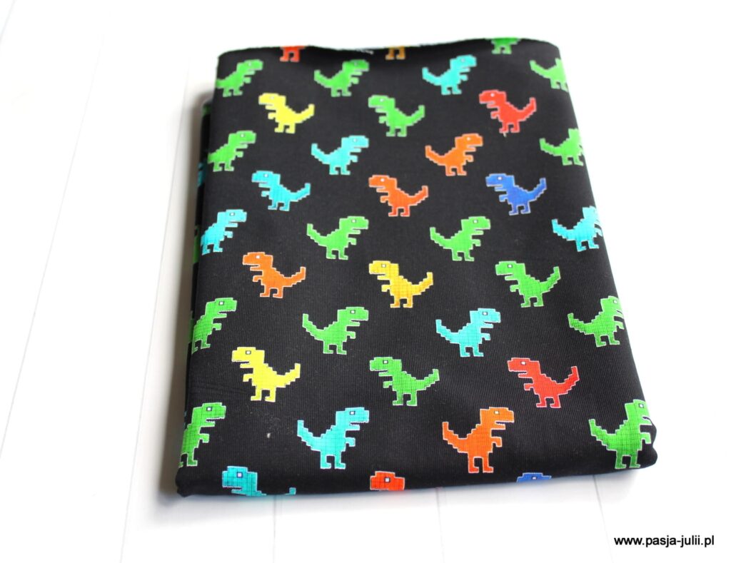 Single Jersey DINOZAURY PIKSELE