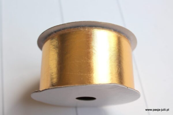 Taśma METALICZNA ZŁOTA 40 MM