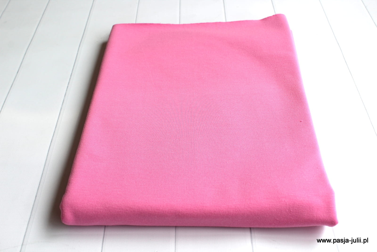 Dresówka pętelka z elastanem 260 g RÓŻOWA