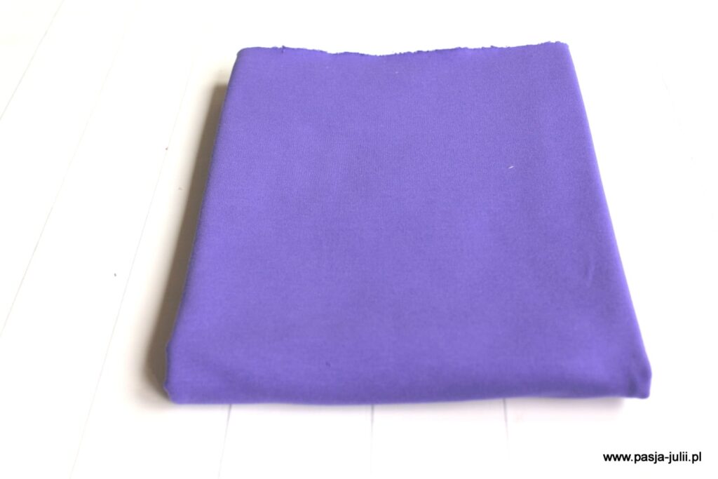 Dresówka pętelka z elastanem 260 g FIOLET